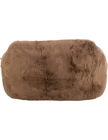 Canapé original poils longs 2 places en Tissu Taupe Cutie - 4
