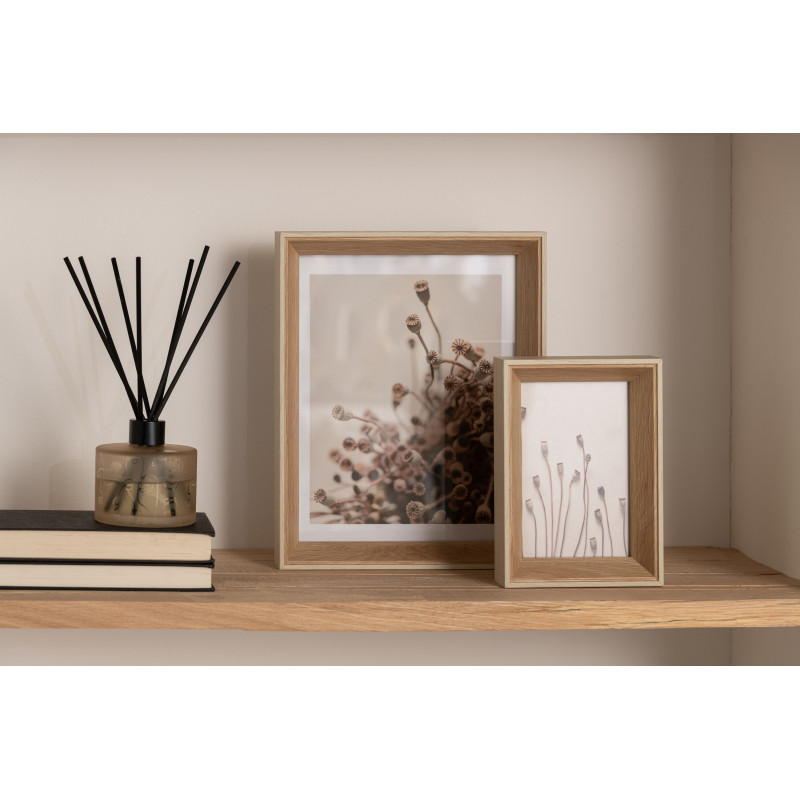 Cadre photo Profond Boxéa en Bois Crème pour photo 10x15 - 4