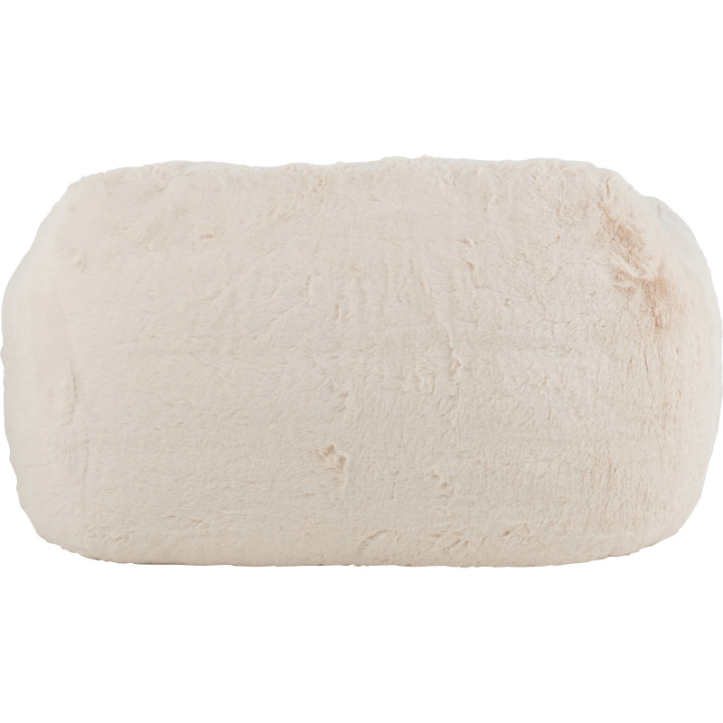 Canapé original poils longs 2 places en Tissu Blanc crème Cutie - 5