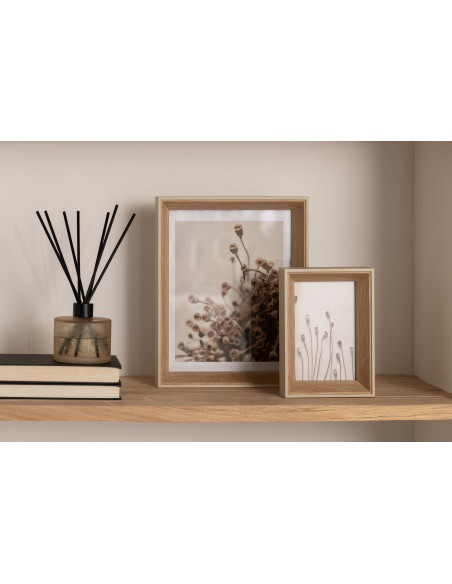 Cadre photo Profond Boxéa en Bois Crème pour photo 20x25 - 5