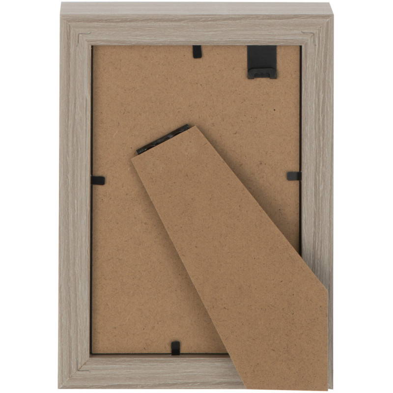 Cadre photo Profond Boxéa en Bois Gris pour photo 10x15 - 2