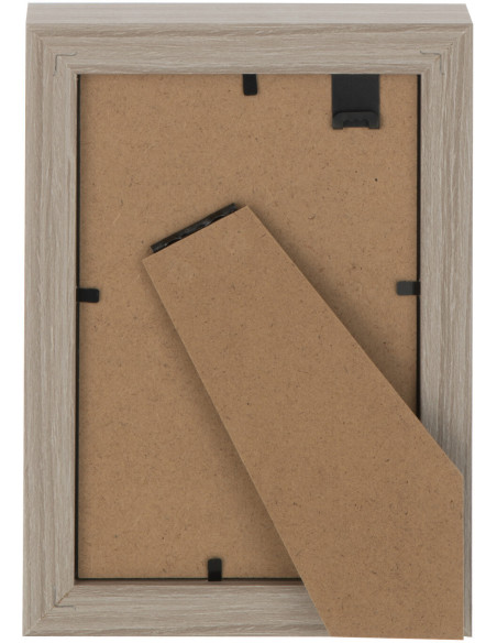 Cadre photo Profond Boxéa en Bois Gris pour photo 10x15 - 2