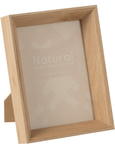 Cadre photo Profond Boxéa en Bois Naturel pour photo 13x18 - 1
