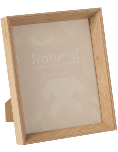 Cadre photo Profond Boxéa en Bois Naturel pour photo 20x25 - 1