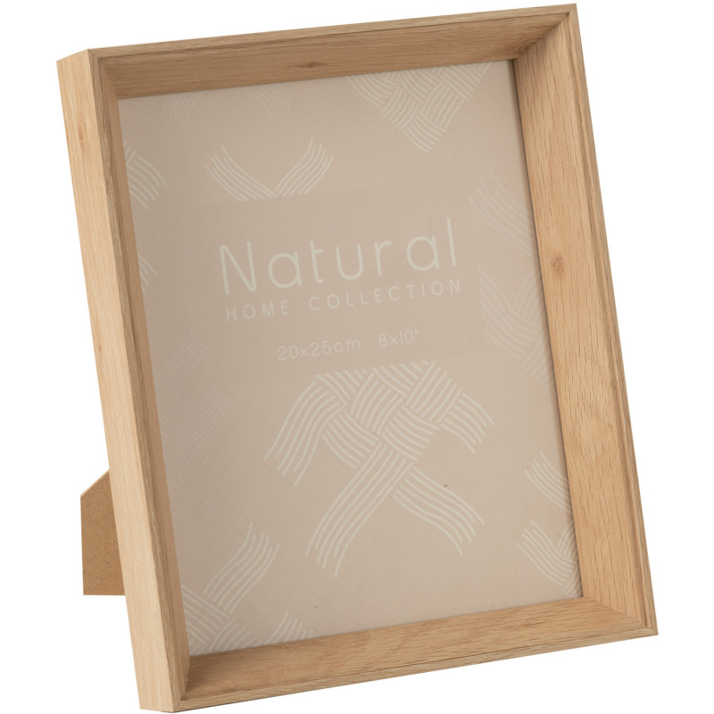 Cadre photo Profond Boxéa en Bois Naturel pour photo 20x25 - 1