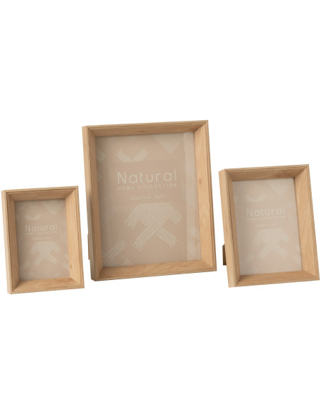Cadre photo Profond Boxéa en Bois Naturel pour photo 20x25 - 3