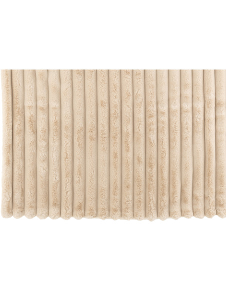 Plaid douceur 180x130 en Velours côtelé Beige Corduroy - 2