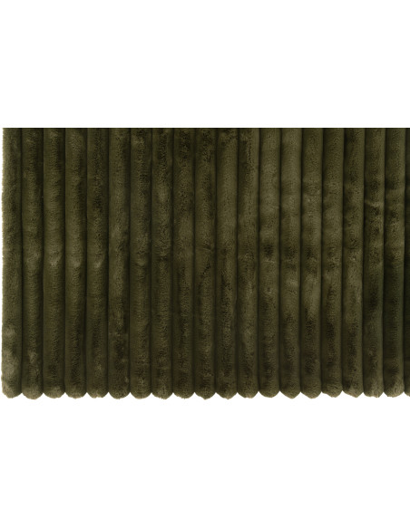 Plaid douceur 180x130 en Velours côtelé Vert foncé Corduroy - 2