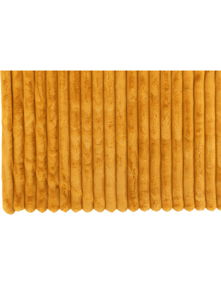 Plaid douceur 180x130 en Velours côtelé Jaune ocre Corduroy - 2