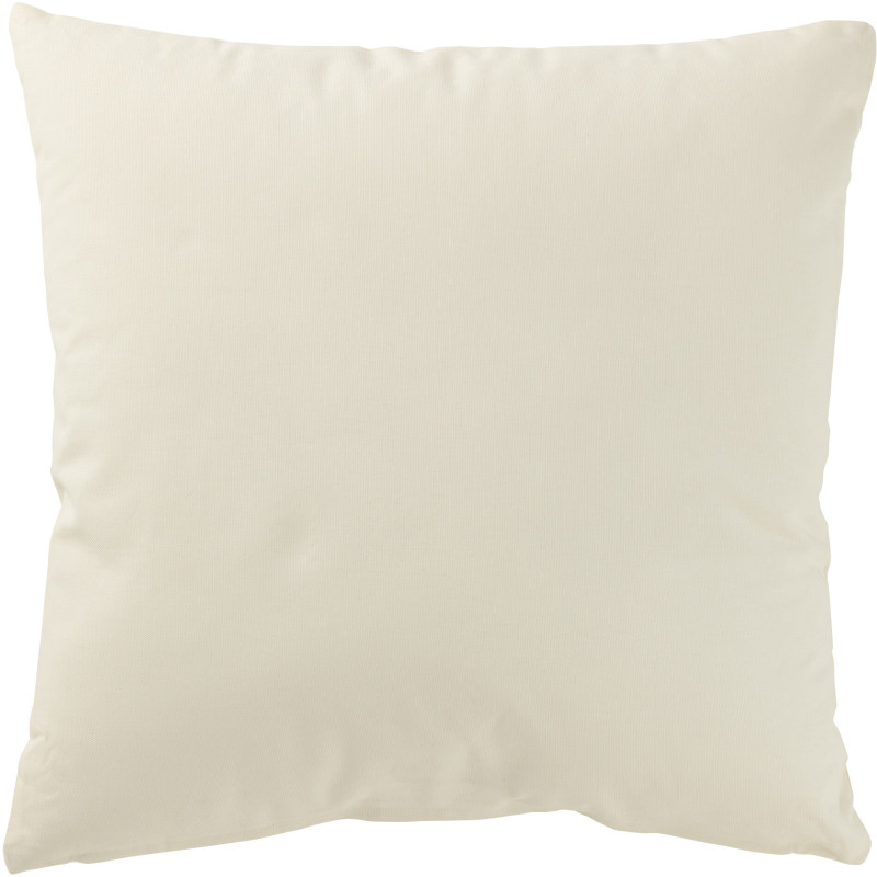 Coussin original Carré 45x45 en Coton Blanc Doré Avec pompons Motif Sapin de Noël Joryn - 2