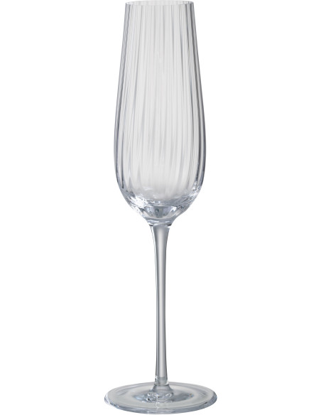Flûte à champagne Lola en Verre Transparent - 1