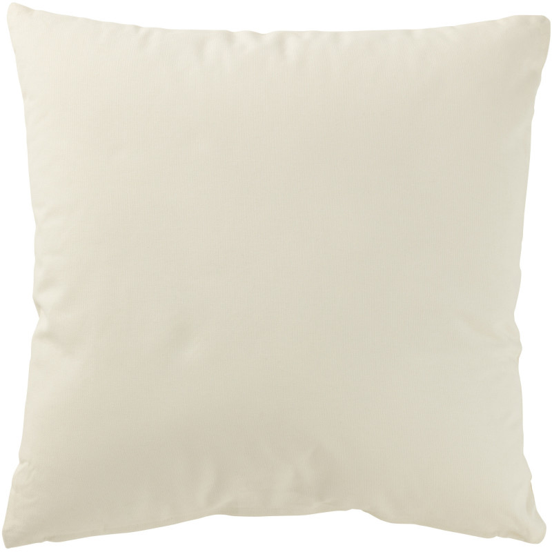 Coussin original relief Carré 45x45 en Coton Blanc Doré Motif Sapin de Noël Endoril - 3