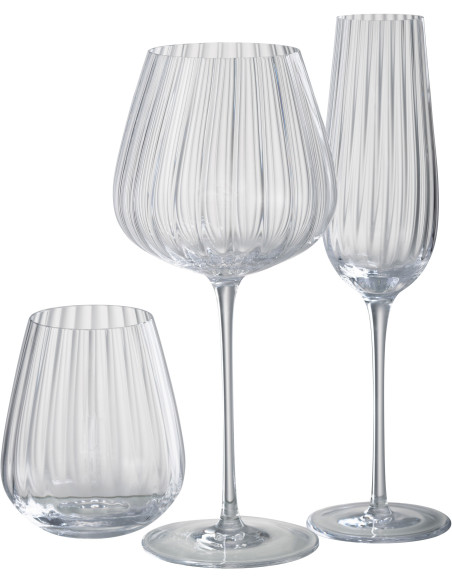 Flûte à champagne Lola en Verre Transparent - 2