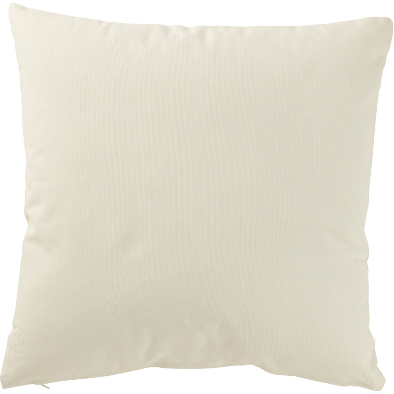 Coussin original Carré 45x45 en Coton Blanc Beige Let's Get Cozy - 3