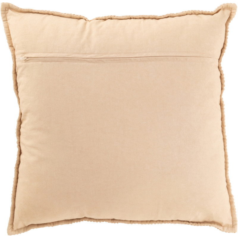 Coussin moderne Carré 45x45 en Velours côtelé Beige Talyra - 2