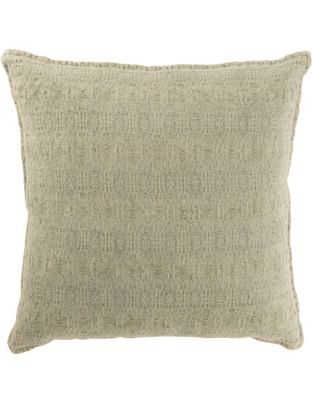 Coussin original XL Carré 50x50 en Coton Tissu Vert menthe Rylith - 1