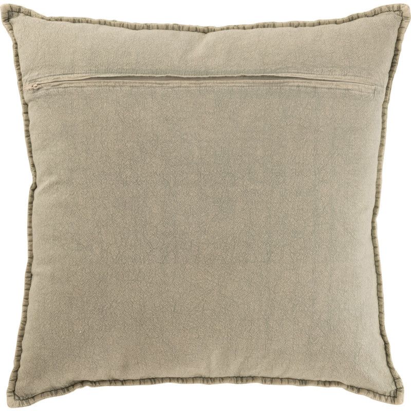 Coussin original XL Carré 50x50 en Coton Tissu Vert menthe Rylith - 2