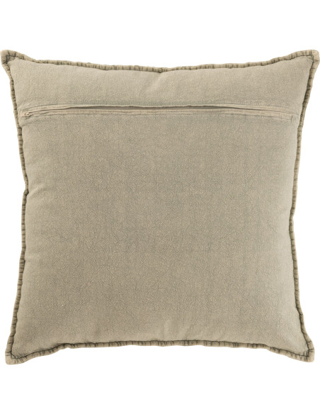 Coussin original XL Carré 50x50 en Coton Tissu Vert menthe Rylith - 2
