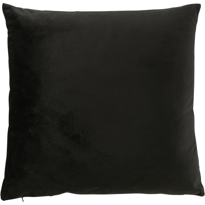 Coussin original Raton laveur Carré 45x45 en Velours Blanc Noir Merry Christmas - 2