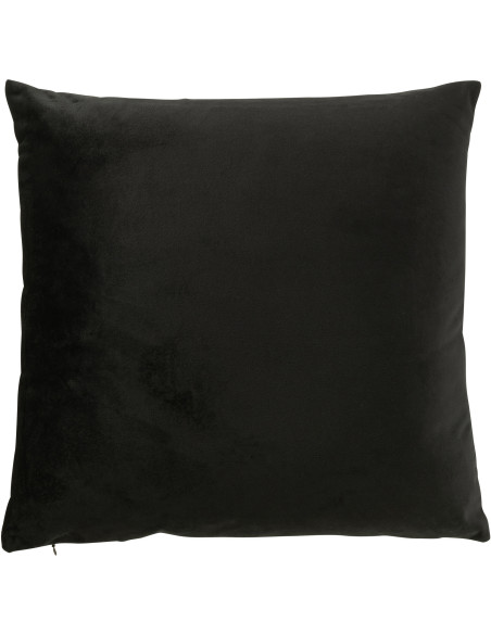 Coussin original Raton laveur Carré 45x45 en Velours Blanc Noir Merry Christmas - 2