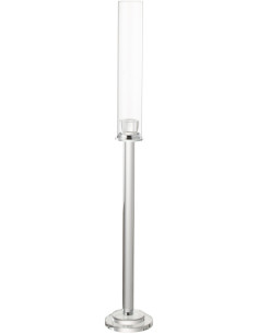 Bougeoir sur pied design Hauteur 80 cm en Verre Transparent Urion - 1