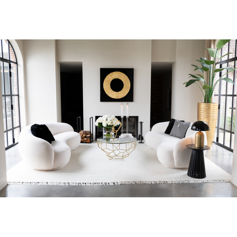 Bougeoir sur pied design XL Hauteur 100 cm en Verre Transparent Urion - 2