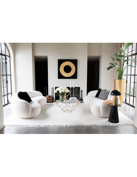 Bougeoir sur pied design XL Hauteur 100 cm en Verre Transparent Urion - 2