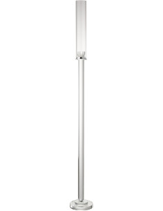 Bougeoir sur pied design XXL Hauteur 120 cm en Verre Transparent Urion - 1