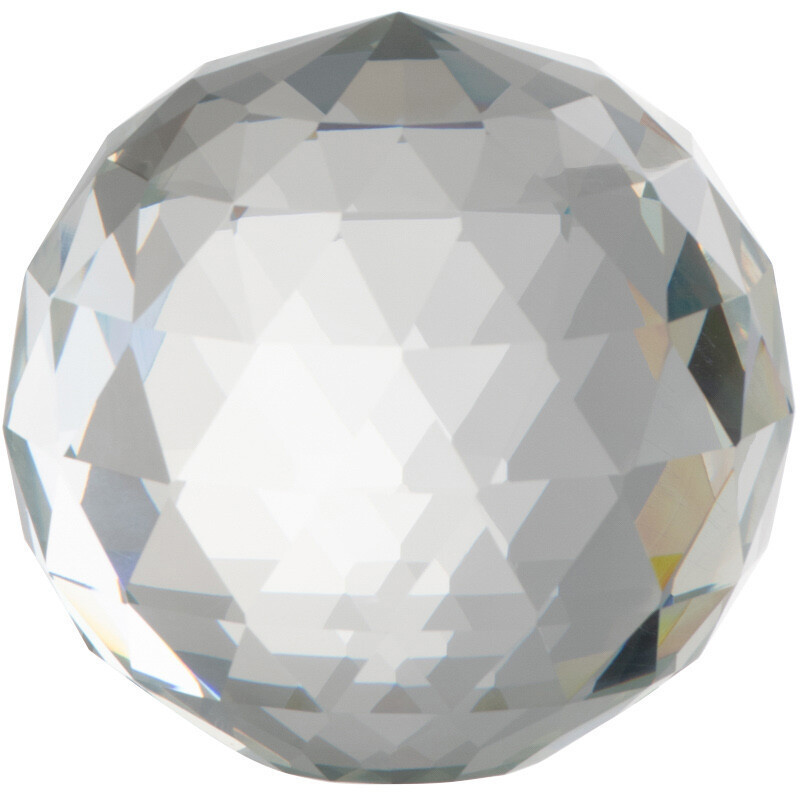 Presse papier boule 8 cm en Cristal Transparent Hilio - 1