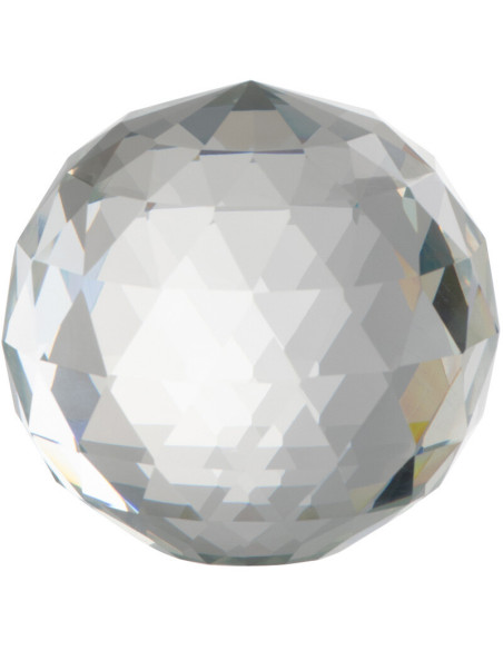 Presse papier boule 8 cm en Cristal Transparent Hilio - 1