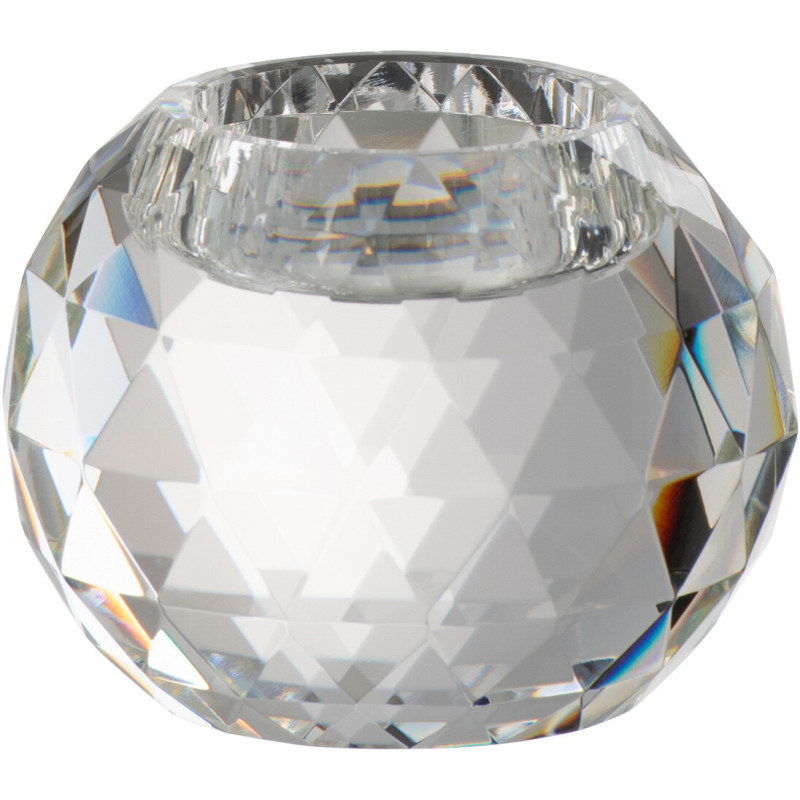 Photophore original boule Diamètre 8 cm en Cristal Transparent Hilio - 1