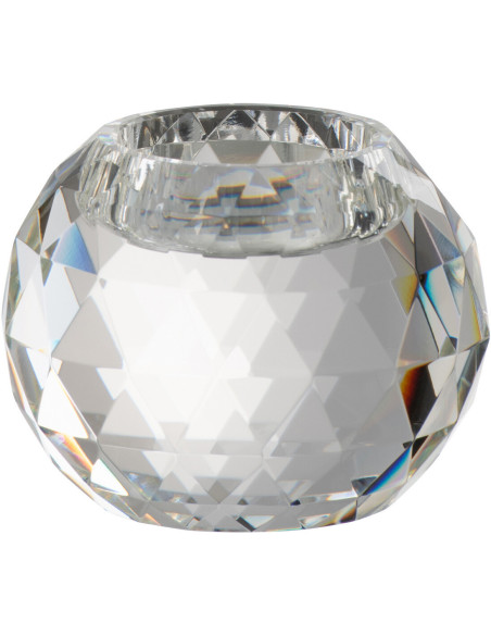 Photophore original boule Diamètre 8 cm en Cristal Transparent Hilio - 1