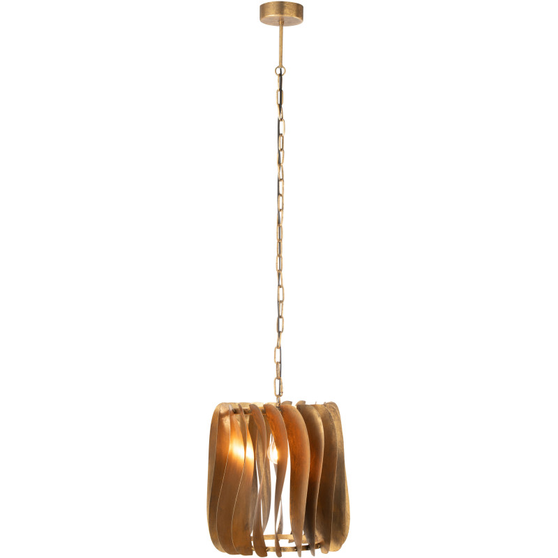 Suspension design moderne Diamètre 37 cm en Métal Doré Tina - 1