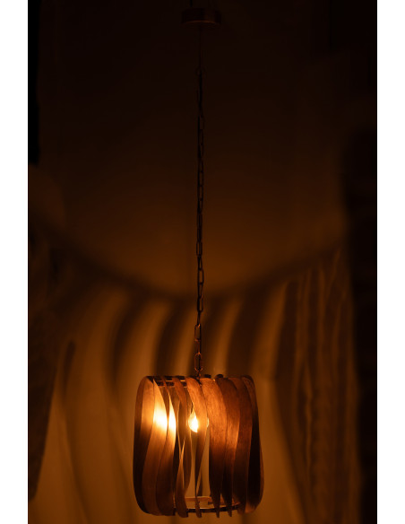 Suspension design moderne Diamètre 37 cm en Métal Doré Tina - 3