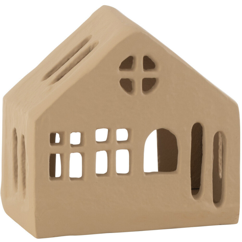 Photophore original Maison 9 cm en Métal Beige Goa - 2