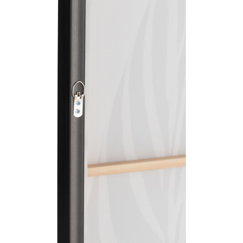 Toile murale originale imprimée Zèbre 103x143 Cadre en bois Noir Blanc Falvin - 4