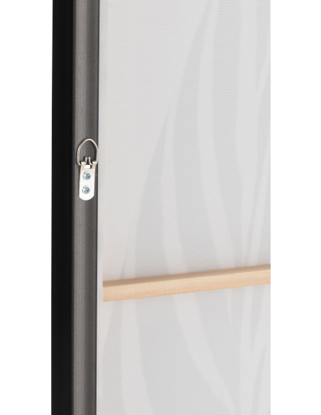 Toile murale originale imprimée Zèbre 103x143 Cadre en bois Noir Blanc Falvin - 4