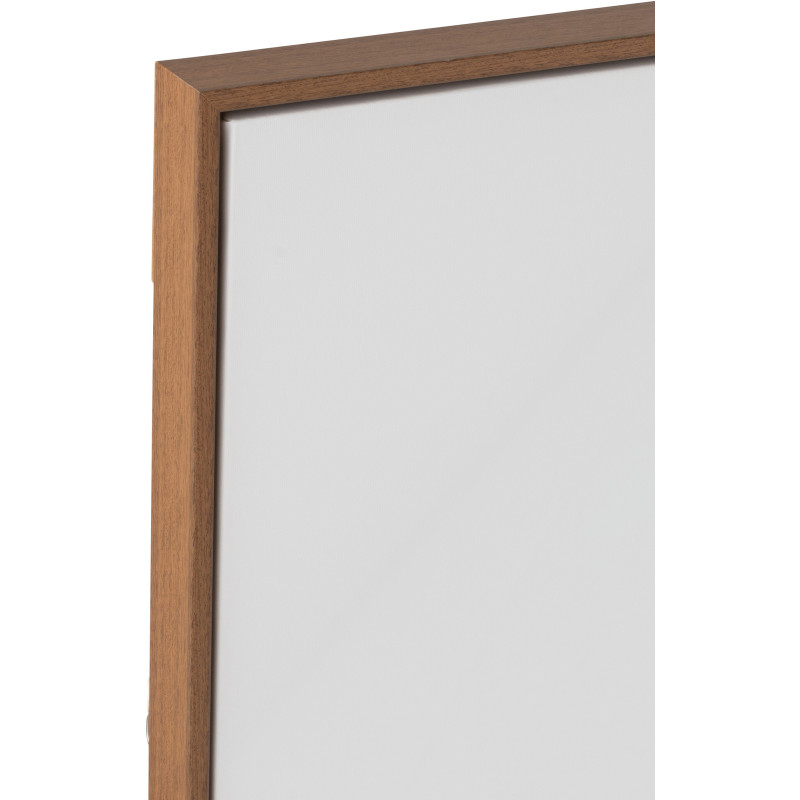 Toile murale originale imprimée Tête de Yack 143x103 Cadre en bois de pin Marron Blanc Gavlon - 2