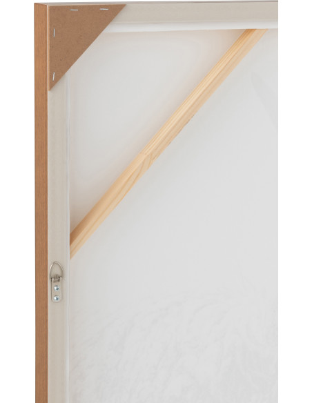 Toile murale originale imprimée Tête de Yack 143x103 Cadre en bois de pin Marron Blanc Gavlon - 3