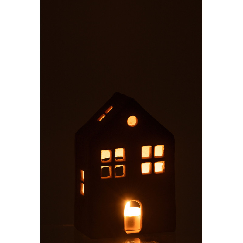 Photophore original Maison 12 cm en Métal Beige Goa - 4