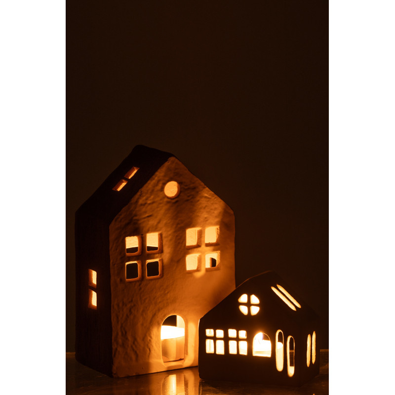 Photophore original Maison 12 cm en Métal Beige Goa - 8