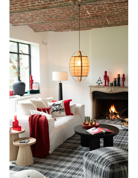 Photophore moderne Diamètre 7 cm en Verre Vert Motif feuilles Covin - 2