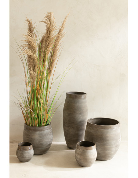 Cache-pot en Céramique Marron Gio Diamètre 19 cm - 2