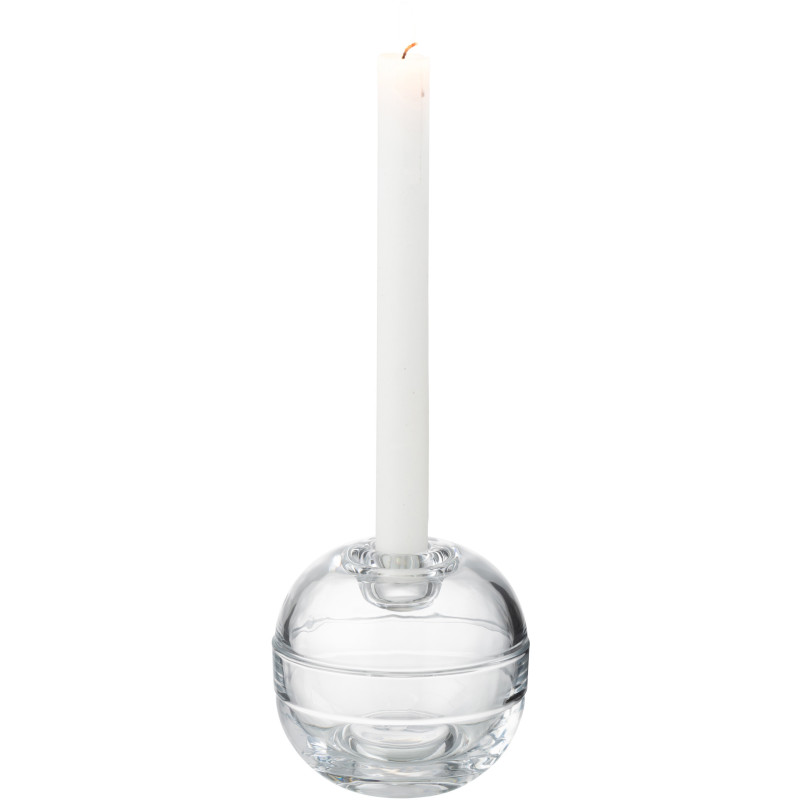 Bougeoir original boule 11 cm en Verre Transparent Selira - 2