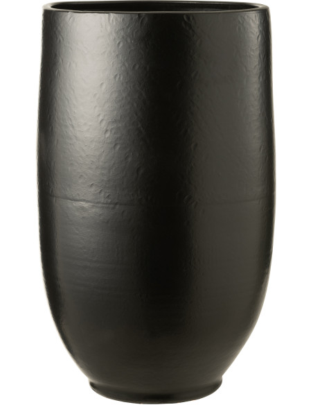 Vase Jarre XL Ying Hauteur 60 cm en Céramique Noir - 1