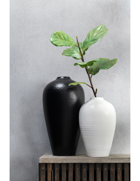 Vase Jarre XL Ying Hauteur 50 cm en Céramique Noir - 2