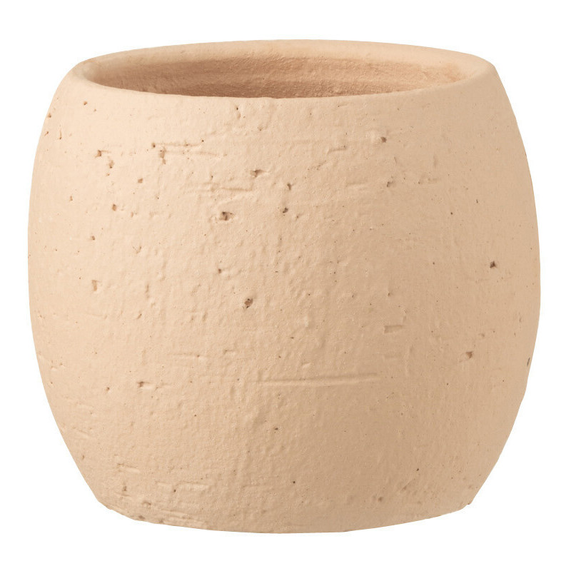 Cache-pot en Céramique Beige Enya Diamètre 16 cm - 1