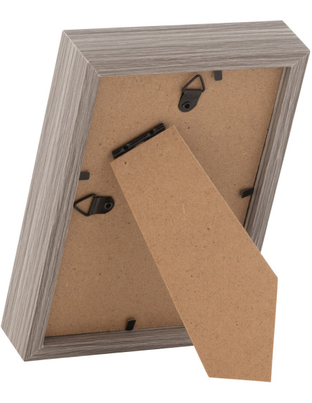 Cadre photo original en Bois Taupe pour photo 10x15 cm Sylvie - 2