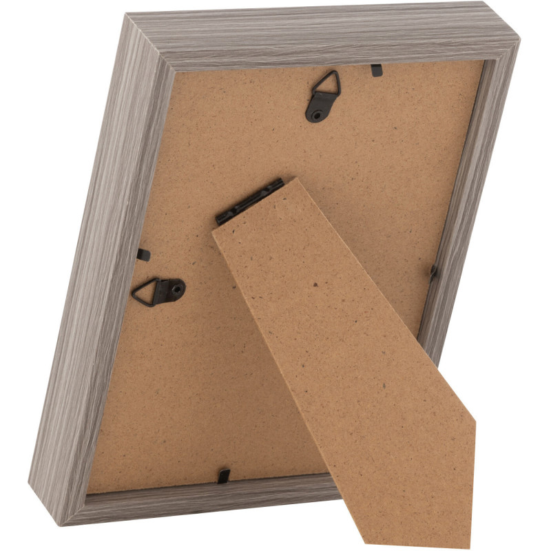 Cadre photo original en Bois Taupe pour photo 13x18 cm Sylvie - 2
