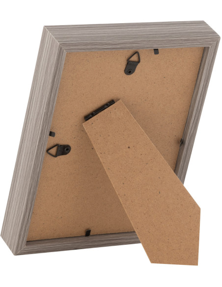 Cadre photo original en Bois Taupe pour photo 13x18 cm Sylvie - 2